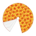 thumbnail image 3 of Salouo fall retro maple leaf Christmas Tree Skirt 48" Farmhouse Christmas Decorations Snowman Xmas Tree Skirt Tree Mat for Holiday Party Decor, 3 of 8
