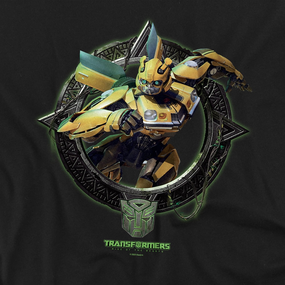 Transformers T-Shirt Bumblebee Circle Frame Unisex Graphic Tee for Men & Women