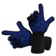 thumbnail image 1 of Guantes para barbacoa Guantes para horno resistentes al calor hasta 800 °C Guantes para horno universales antideslizantes resistentes al calor Guantes para barbacoa Parrilla Horno Cocina y chimenea 1 par (azul 26 cm) Rojo Verde, 1 of 5