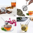 thumbnail image 5 of 3-piece tea tongs, stainless steel tea strainer, tea cup set, special tea set for tea fans, 4.5 cm tea strainer, 5 of 6