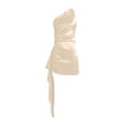 thumbnail image 3 of WILLBEST Vestido Corto Informal Para Mujer, Asimétrico, Sin Mangas, Con Espalda Descubierta Y Cuello Inclinado, Para Salidas Diarias Y Actividades De Ocio., 3 of 3