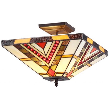 UPC 091037690449 product image for Braxton 2 Light Semi-Flush Ceiling Fixture | upcitemdb.com