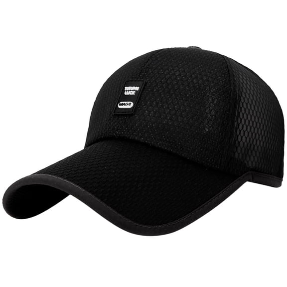 iHPH7 Cool Hats for Men Camo Hat Summer Hats for Women Snapback Hat Beach Hat, Black One Size