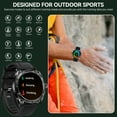 thumbnail image 3 of Cyberdyer Outdoor Smart Watch Fits for Android and iPhone, IP68 Waterproof Smartwatch for Women Men 100+ Sports Modes 1.43-inch Fitness Tracker,7-Day Standby,for Thanksgiving Halloween Gift Black, 3 of 7