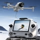 thumbnail image 2 of Helicóptero, dron GPS con pantalla de 5,9 pulgadas, control remoto, motor sin escobillas y luces geniales, cuadricóptero RC 5G, función de lanzamiento aéreo, vuelo continuo de 20 minutos, aviones de p, 2 of 9