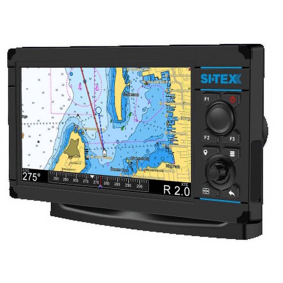 Si-Tex Multi Function Display NAVPRO12FU NavPro 900F; 9 Inch LCD Display; 800 x 480 Pixels Resolution; Keypad/Multi-Touchscreen Interface; With Keyboard Backlight; IPX6 Waterproof