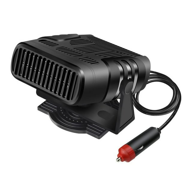 Ruiboury Powerful 120W Heater Fan For Vehicle Effortless Heating Cooling Functions 360° Rotation 24v