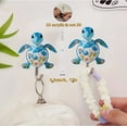 thumbnail image 4 of 1 Set of Cute Blue Turtle Hooks - Modern Seamless Self-Adhesive Wall Storage Organizer for Kitchen, Bathroom and Living Room Decor, 4 of 4