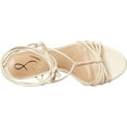 thumbnail image 5 of Sam Edelman Safiya Modern Ivory/Summer Sand Tie Up Stiletto Heeled Sandals (Modern Ivory/Summer Sand, 5.5), 5 of 6