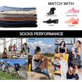 thumbnail image 6 of Womens Crew Socks, Casual Knit Cotton Comfy Breathable Cool Dress Socks for Girls 6Pairs, 6 of 6