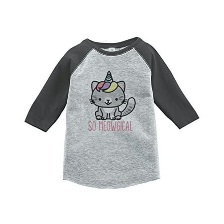 

7 ate 9 Apparel Kids Cat Unicorn Grey