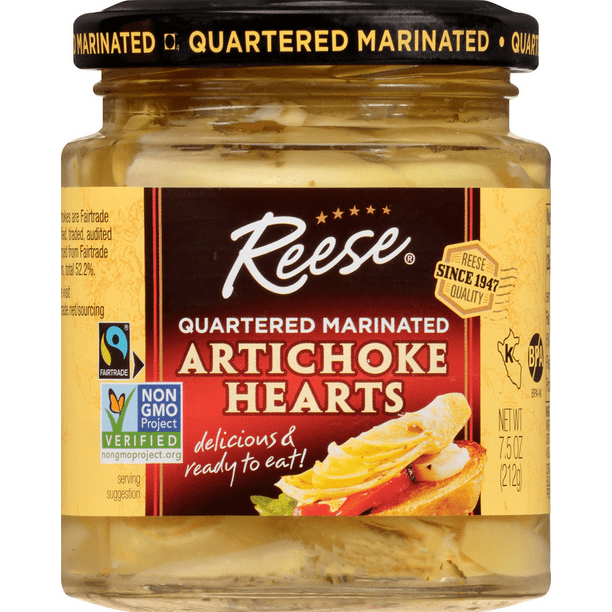 Reese Marinated Quartered Artichoke Hearts 7.5 oz - Walmart.com