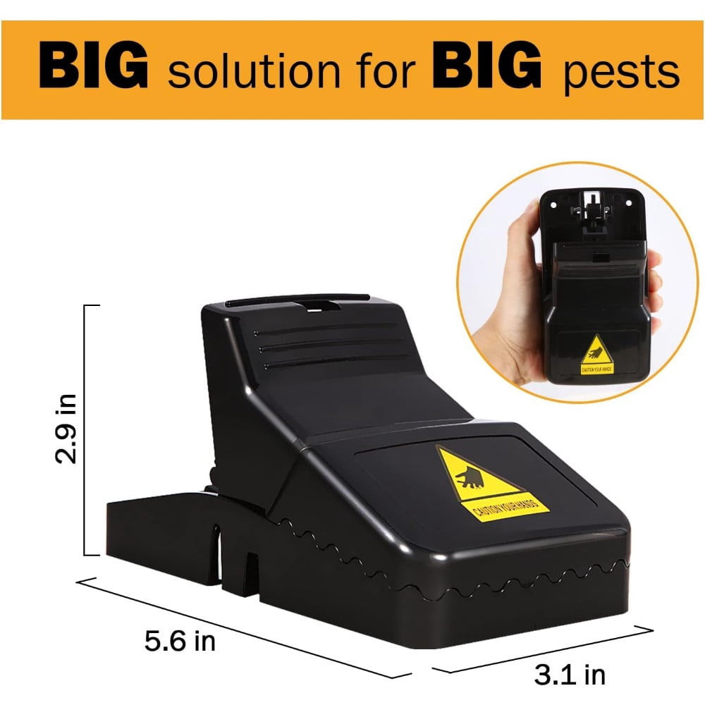 Mouse Traps, Mice Traps for House, Small Mice Trap Indoor Quick Effective Sanitary Safe Mousetrap Catcher for Family and Pet - 6 Pack, (M01-6Pack)