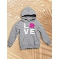 thumbnail image 4 of Tstars Womens Volleyball Hoodie - Love Volleyball Sweatshirt - Gift for Volleyball Lovers - Indoor & Beach Game Fan Apparel - Sport Enthusiast Birthday or Christmas Present, 4 of 6
