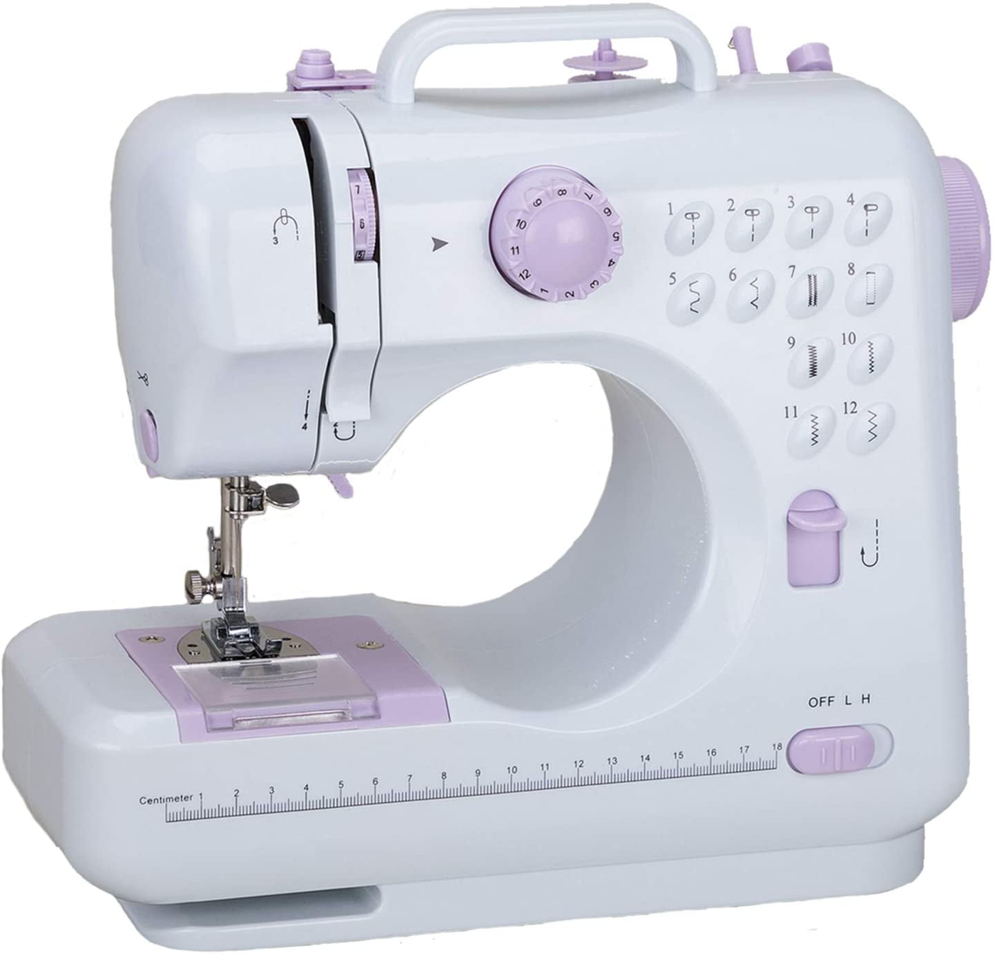 Multi-functional Electric Sewing Machine，12 Stitch Portable Mini Sewing