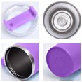 thumbnail image 3 of 1pcs Portable Thermal Mug Stainless Steel Straw Mug Car Portable Thermal Mug, 3 of 6