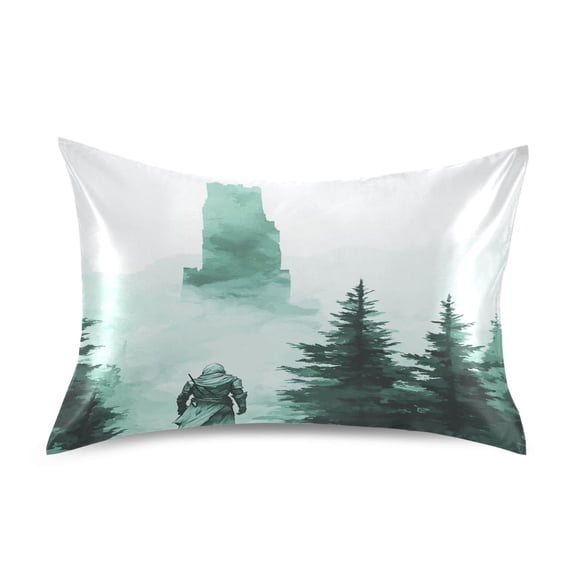 Ninja Satin Pillowcase 20''x26'' Double-Sided Print Soft Wrinkle Resistant