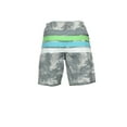 thumbnail image 3 of Quiksilver 'Jayolio' Light Gray Hawaiian Board Shorts Boardshorts | Size 38, 3 of 4