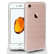 Clear Case for iPhone SE 2022/2020, Airbag Cushion Transparent See-Thru Flex Grip TPU Skin Slim Cover fits SE3, SE2, iPhone 8, iPhone 7