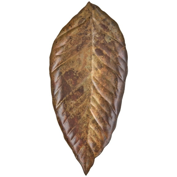 Park Designs Distressed Copper Leaf Tray Set of 2