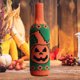 thumbnail image 3 of Para Botella Vino Exquisita Funda para Botella Vino para El Halloween (calabaza), 3 of 8