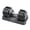Black+Iron #36, variant on Adjustable Dumbbell for Home Gym, 5-55 LBS Quick Select Weight Dumbbell with Non-Slip Grip & Storage Base, Space Saving Strength Training Set for Small Apartment