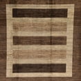 thumbnail image 1 of Ahgly Company Indoor Square Abstract Red Brown Abstract Area Rugs, 8' Square, 1 of 6