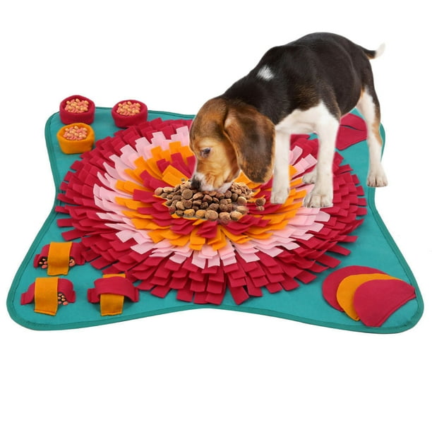 HOTBEST Pet Educational Toy Sniffing Training Mat Activity Blanket Dog