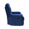 thumbnail image 2 of Lexicon Colin Velvet Manual Recliner in Blue, 2 of 4