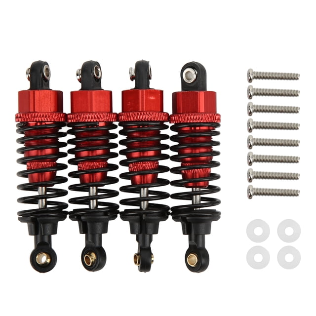 Amortiguador RC Reemplazo de amortiguador RC para TAMIYA TT‑01 TT‑02 TA05 TL‑01 TA03 MF‑01XRed