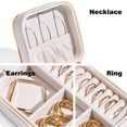 thumbnail image 3 of Mother's Day Portable Jewelry Box with Customizable Grid for Rings, Earrings, Bracelets & More, 3 of 6