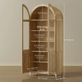 thumbnail image 3 of HOMCOM Armoire de Garde-Manger de Cuisine Arquée, Armoire de Rangement de Cuisine de 71 Pouces de Hauteur, 3 of 8