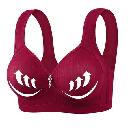 Push up Bras for Women Plus Size 44dd Bras for Plus Size Women Front Closure Bra Plus Size Sports Bras Lingerie for Women Push up Bra Summer Savings Clearance