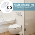 thumbnail image 5 of Homoyoyo White Toilet Drain Shifter with Leak-Proof Design and Features for Efficient Bathroom Plumbing, 5 of 8