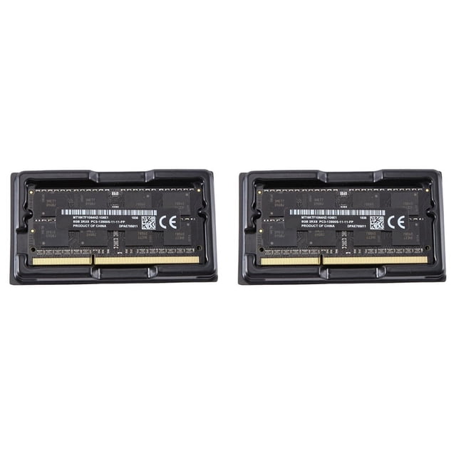 2X Memoria Ram para Computadora PortáTil DDR3 de 8GB 1600Mhz PC3-12800 204 1.5V SODIMM para Memoria RAM para Computadora PortáTil
