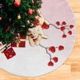 thumbnail image 5 of FMSHPON Valentine's Day Mother's Day Red Heart Love Xmas Christmas Tree Skirt Stand Mat for Holiday Party Decoration Indoor Outdoor 48 inches, 5 of 6