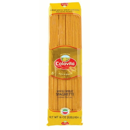 (5 Pack) Colavita Whole Wheat Spaghetti Pasta, 1 (Best Whole Wheat Spaghetti)