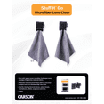thumbnail image 3 of Carson Stuff-It Go 2-Pack Microfiber Lens Cloth Cleaning System For Eyeglasses, Smartphones, Tablets, Optics, Lenses, Cameras and More - Black, 3 of 6