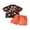 Orange, variant on Cjfdfy Toddler Baby Boy Halloween Outfits Pumpkin Ghost Print Short Sleeve Bowtie Shirts And Shorts Little Baby Cute My First Halloween Clothes 6M-4Y