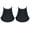 Black, variant on Urbanest Half Chandelier Shade, 2.5″ Top × 5″ Bottom × 5″ Slant Height – Replacement Lamp Shades for Chandelier, Pendant Light, Wall Sconce & Small Table Lamp, 2-Piece, Cream