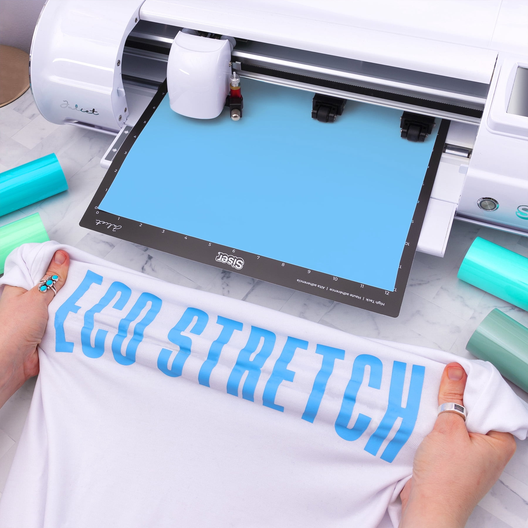 SISER Easyweed Ecostretch HTV Heat Transfer Vinyl, 36", Black