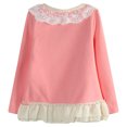 thumbnail image 2 of Richie House Girls' Sweet Cardigan with Braided Placket RH1432, 2 of 2