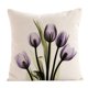 thumbnail image 5 of Funda de almohada floral de primavera y verano, 18 x 18, fundas de almohada de tulipán morado, fundas de almohada de primavera para sofá, sala de estar, casa de campo, decoración de primavera, paquet, 5 of 5