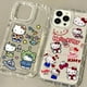 thumbnail image 2 of Sanrio funda transparente Hello Kitty para Samsung Galaxy S23 Ultra S22 S21 FE S20 S10 Plus Note 20 10 Pro A34 A54 A33 A53 A32 A52, 2 of 5