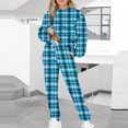 thumbnail image 1 of Ensemble de Deux Pièces pour Femmes 2023 Mode Décontractée Imprimé Manches Longues Col Rond Chandail en Molleton + Pantalon Ensemble de Sport pour Femmes en Solde, 1 of 5