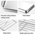 thumbnail image 3 of Ensemble de Plaque de Cuisson et Grille de Refroidissement pour Four Grille-Pain, 3 of 5