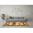 thumbnail image 3 of Ahgly Company Indoor Square Persian Brown Traditional Area Rugs, 5' Square, 3 of 4