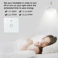 thumbnail image 4 of Wweixi Tuya Smart Light Switches App Remote Control Panel Voice Timing Module Household Office Living Room White, 4 of 8