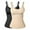 2 packs: Black/Nude, variant on 3 Packs Shapewear Camisoles with Built in Padded Bras Tummy Control Compression Tank Tops for Women Body Shaper