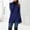 Blue, variant on Women Winter Coat High Neck Solid Color Jacket Casual Irregular Hem Coats Plus Size Synthetic down Coat Womens down Jacket Heavy Jacket Couple Wool Coats for Women with Hood Short down Jacket Women